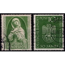 Tilbud, Vesttyskland,  2 gode enkeltmærker.